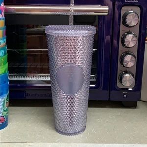 Silver Studded Starbucks Tumbler